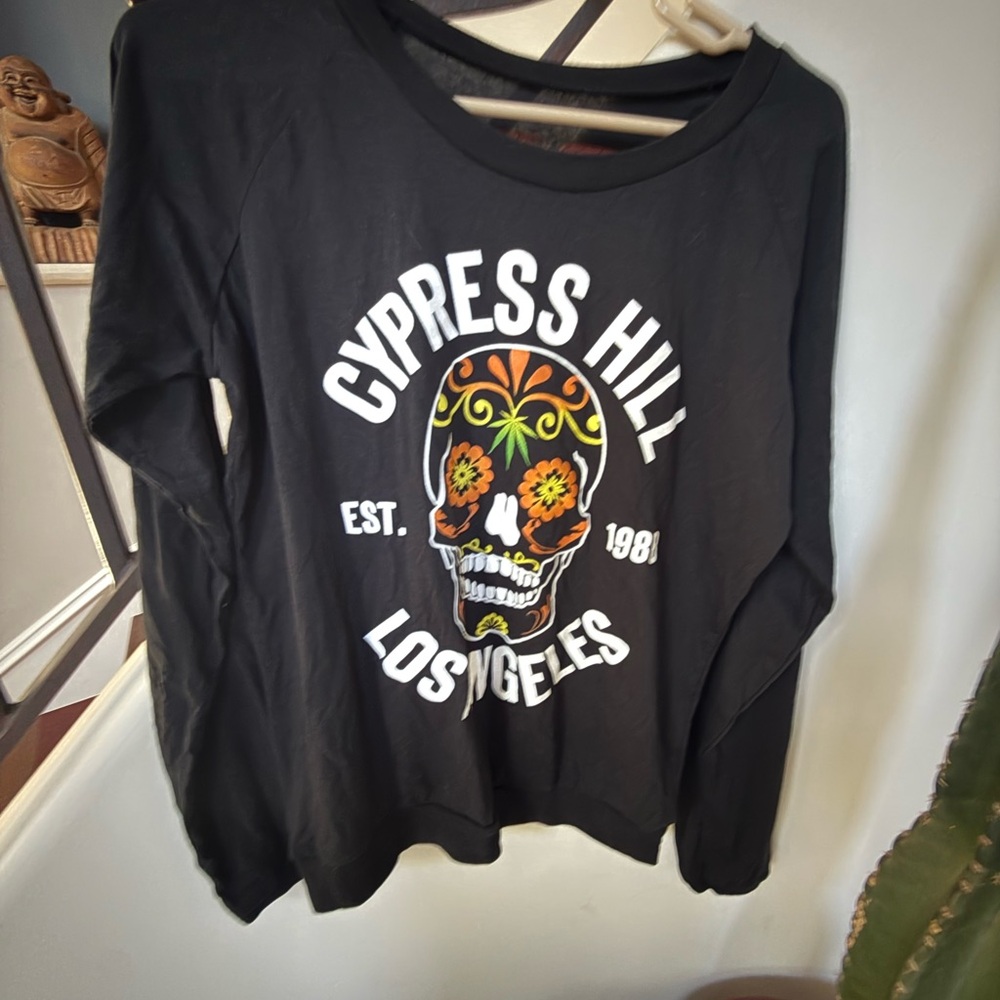 Cypress Hill Los Angeles Black Long Sleeve Shirt Brand New Size Large